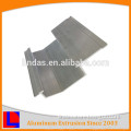 silver anodized 6000 series extruded profile of outdoor automotive aluminum company profile